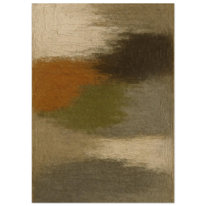 Abstract Earth Tones Textured Art Print – Organic Modern Wall Decor Poster in 29 Sizes