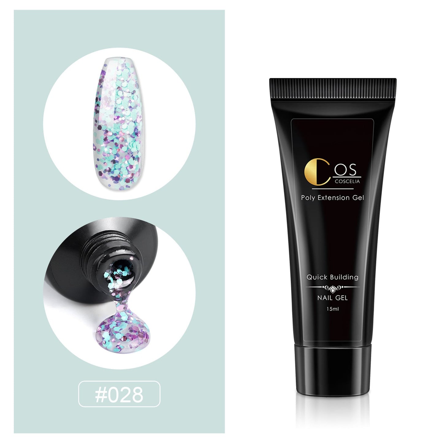 PolyGel Glitter UV LED