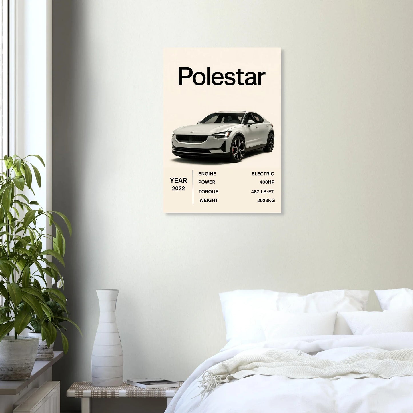 Polestar Performance Konsttryck – Modern Elbilsaffisch i Flera Storlekar
