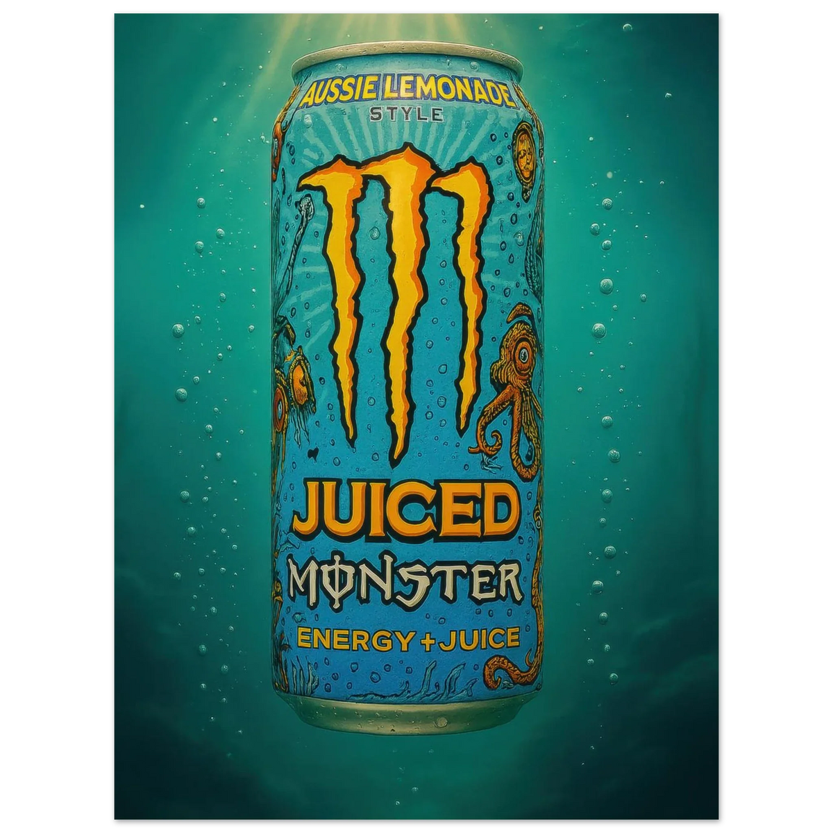 Monster AUSSIE LEMONADE Poster - Choose Your Perfect Size