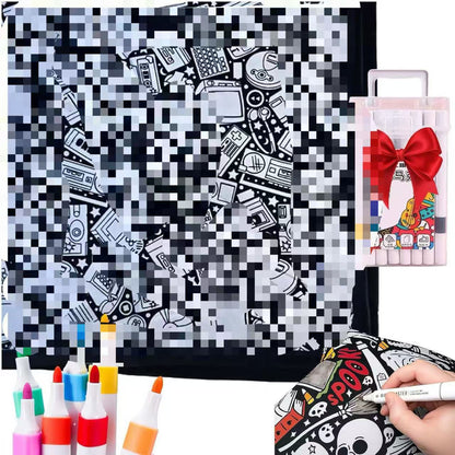 DIY Coloring Blanket
