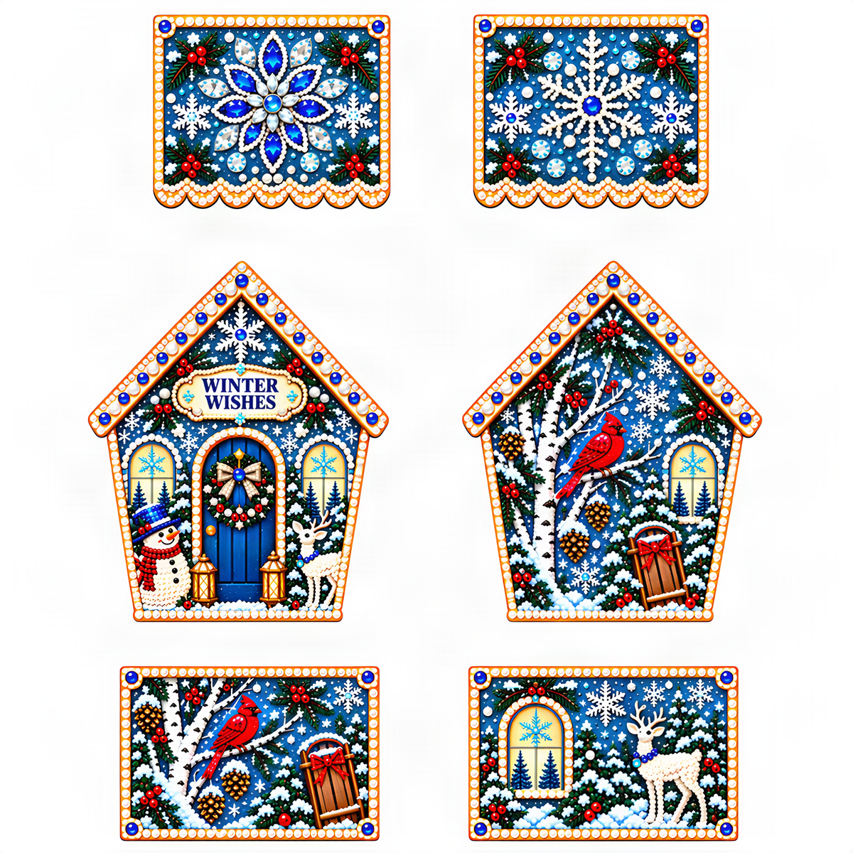 Diamond Painting Wooden House Kit