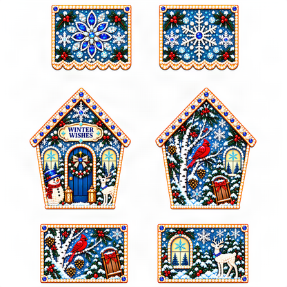 Diamond Painting Wooden House Kit