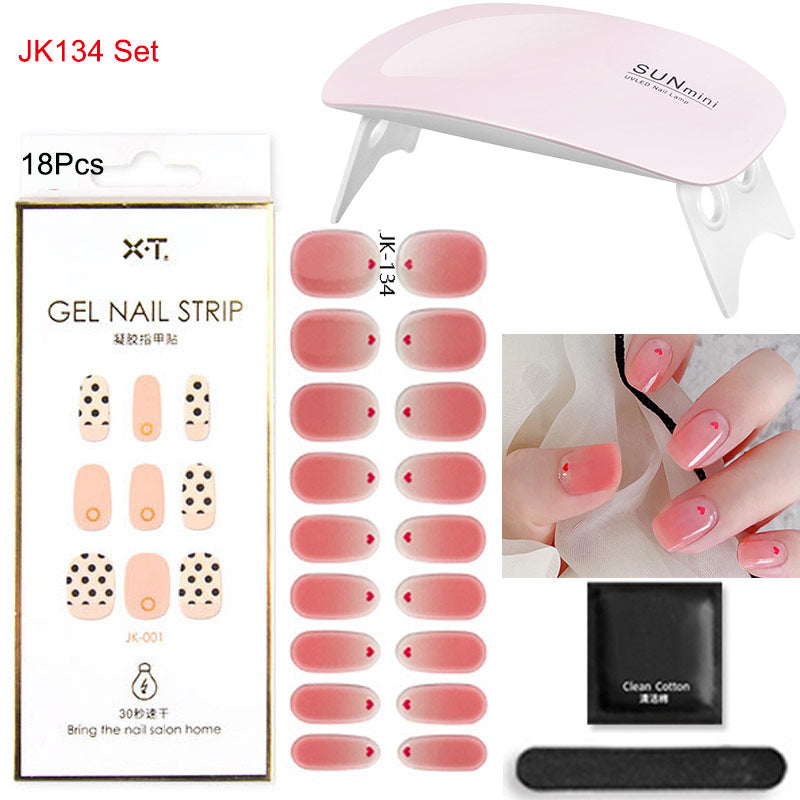 Gelnagelfolie med UV-lampa