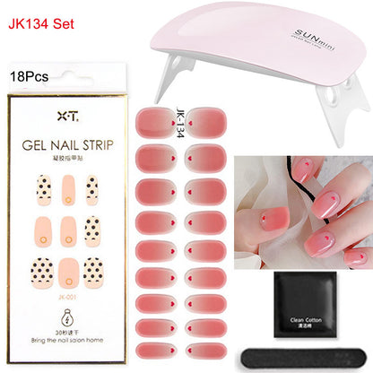 Gelnagelfolie med UV-lampa