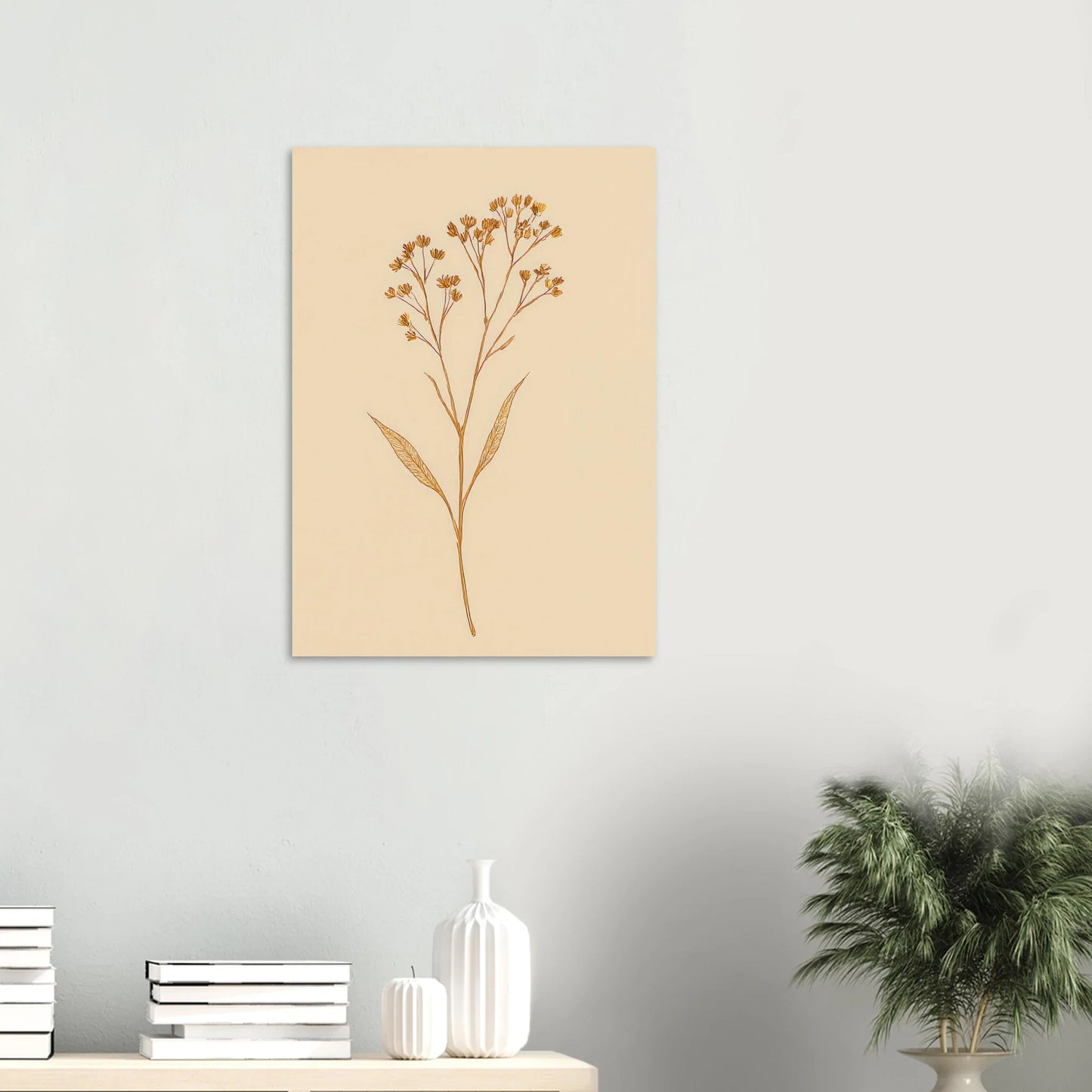 Frukter – Elegant Botanical Line Art Print on Premium Halvblankt Paper