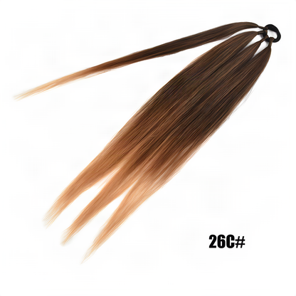 Synthetic Braidable Ponytail Extensions