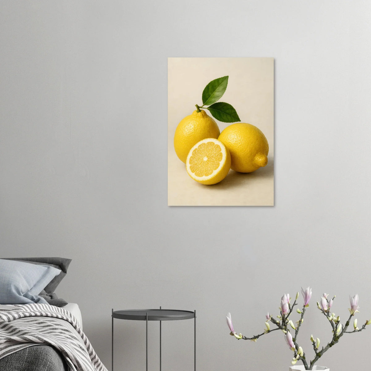 Fresh Lemon & Greenery Poster - Choose Your Perfect Size