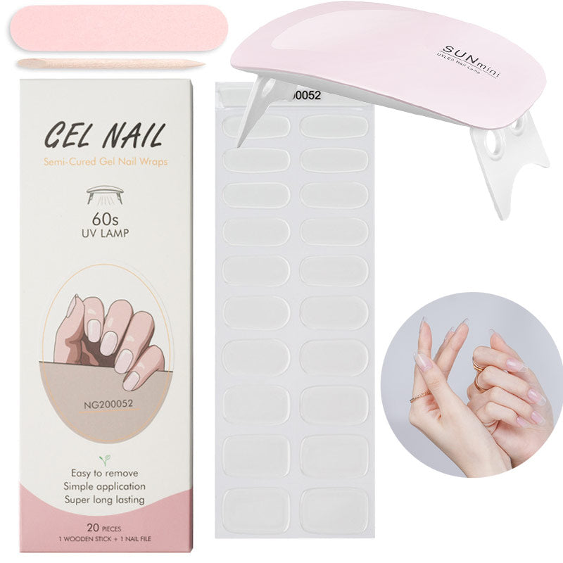 Gelnagelfolie med UV-lampa