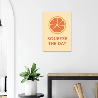 Squeeze the Day Citrus Art Print - Vibrant Motivational Poster for Your Space