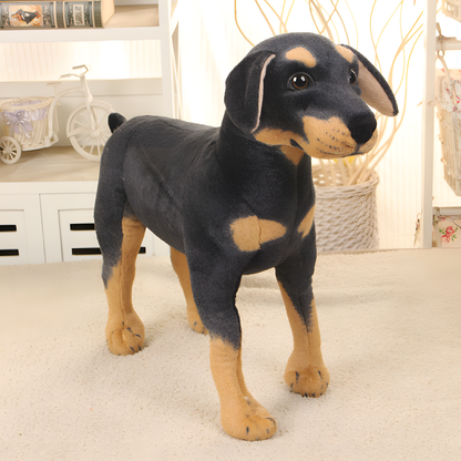 Black Dog Plush Toy