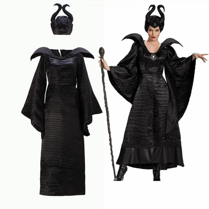 Horned Black Witch Costume