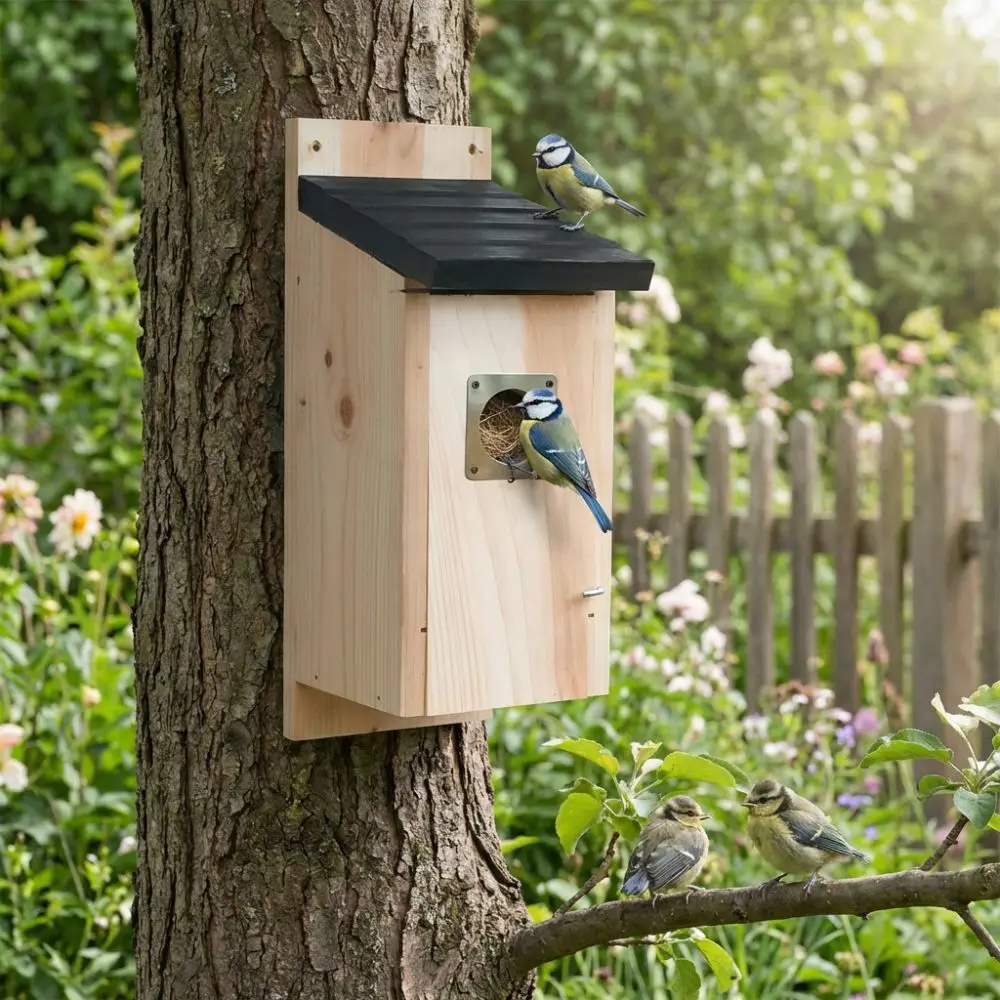 Outdoor Wooden Birdhouse
