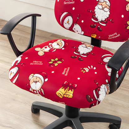 Two-Piece Stretch Office Chair Cover