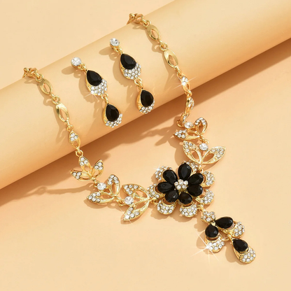 Vintage Floral Jewelry Set