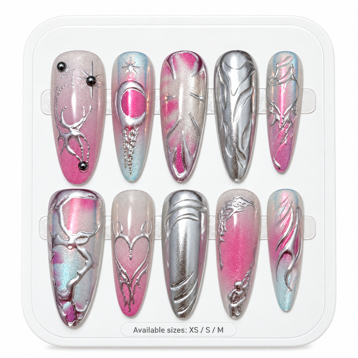 Almond Press-On Nails