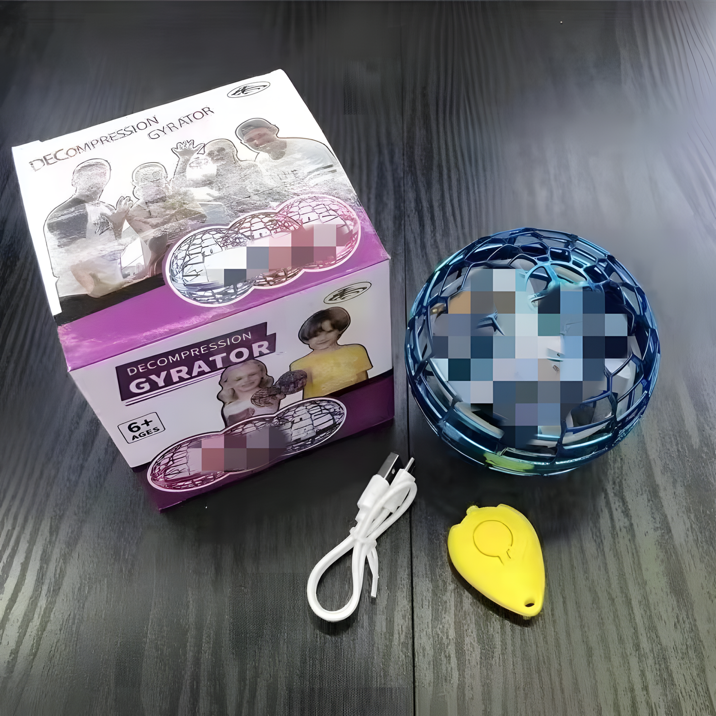 Flying Light Up Ball Toy