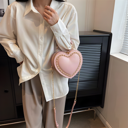 Heart Chain Shoulder Bag