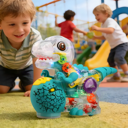 Transparent Gear Dinosaur Toy