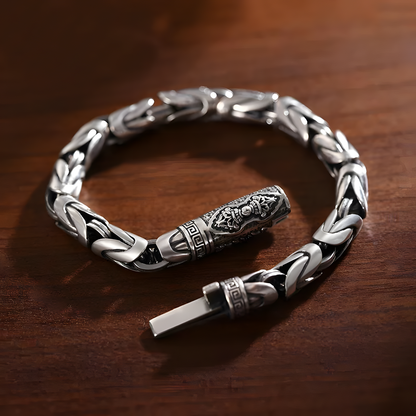 Woven Silver Bracelet
