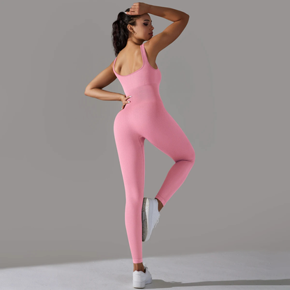 Ribbed Workout Bodysuit