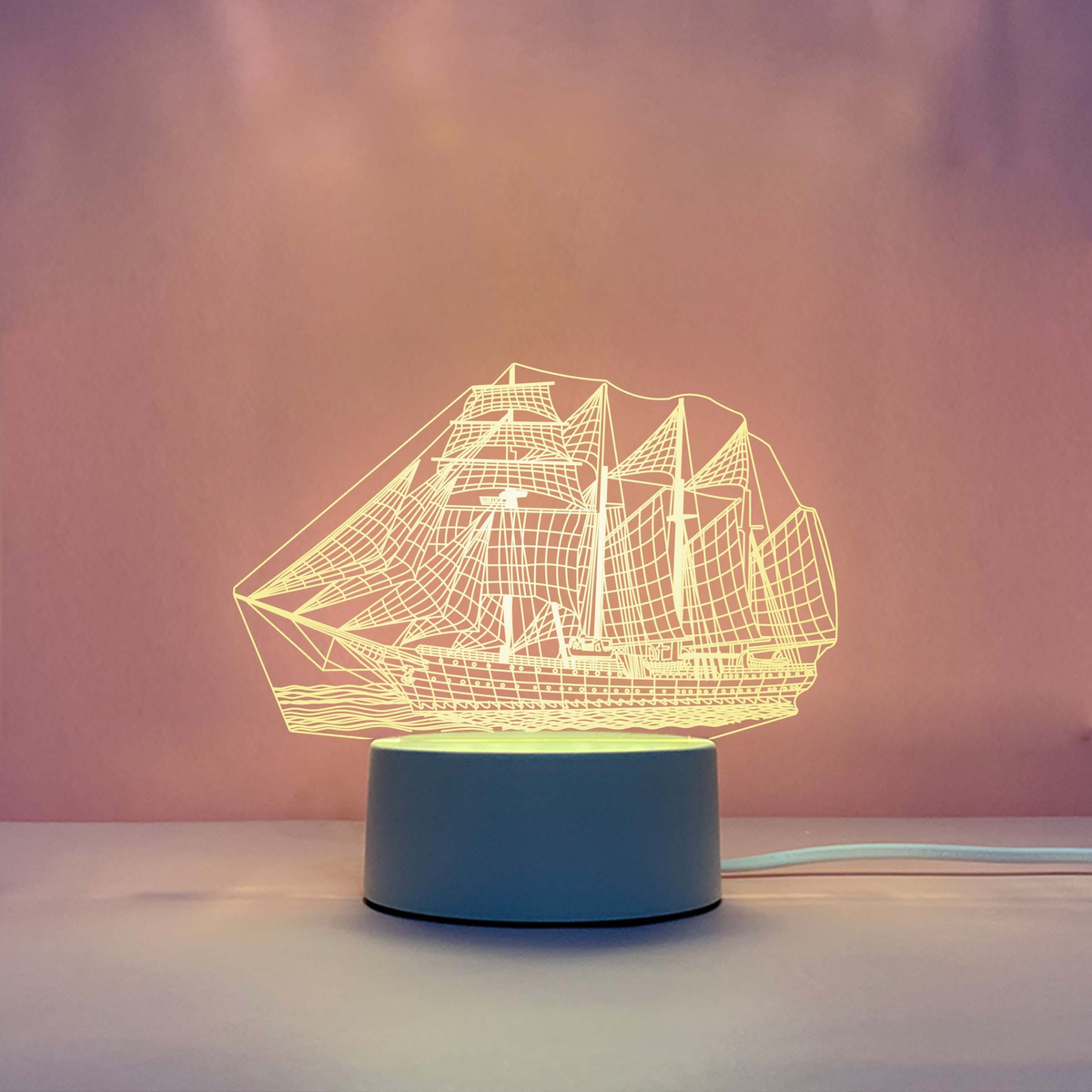 Engraved Acrylic LED Night Light