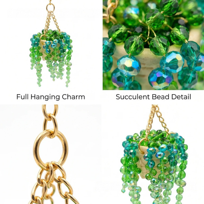 Crystal Bead Car Pendant