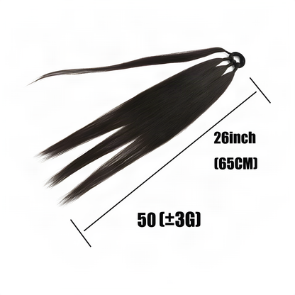 Synthetic Braidable Ponytail Extensions