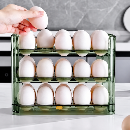 Pivoting 30-Egg Rack with Date Slider