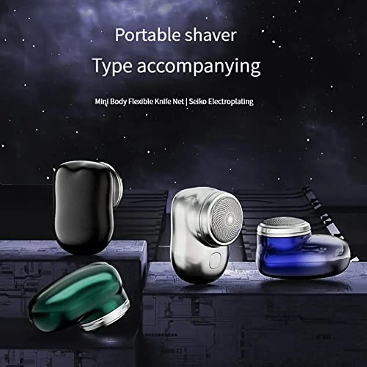 Compact Six-Blade Shaver