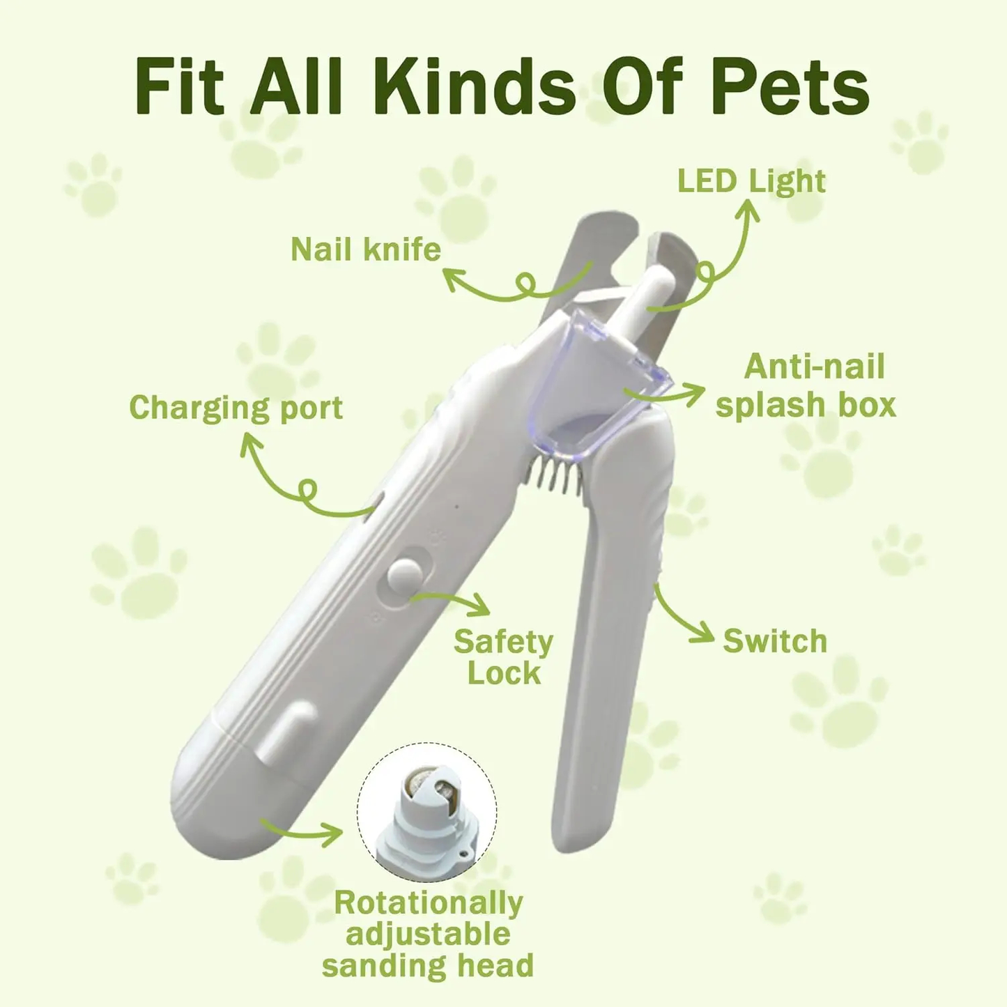 LED Pet Nail Clipper