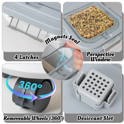 Foldable Rice and Food Storage Bucket