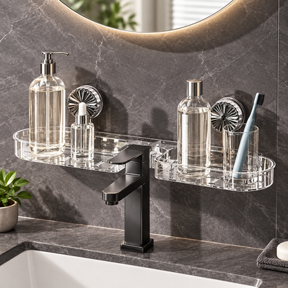 Suction Cup Bathroom Rack