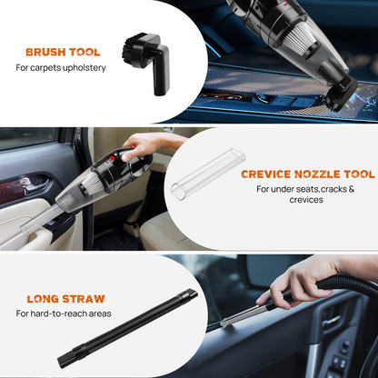 Cordless Car Vacuum with Charging Cable