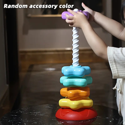 Rainbow Stacking Tower Toy
