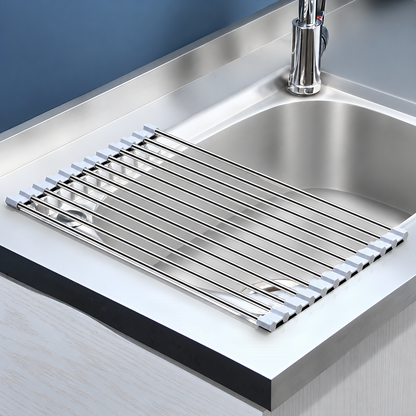 Roll-Up Sink Drying Rack