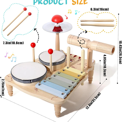 Wooden Musical Activity Table