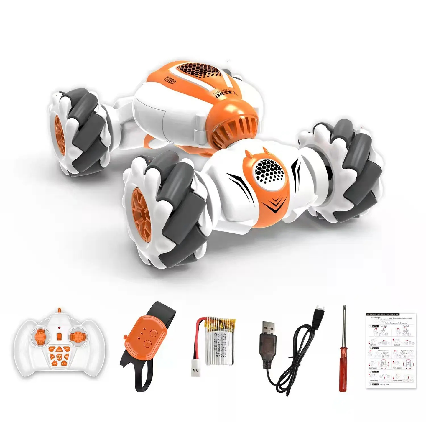 Transforming Stunt RC Car