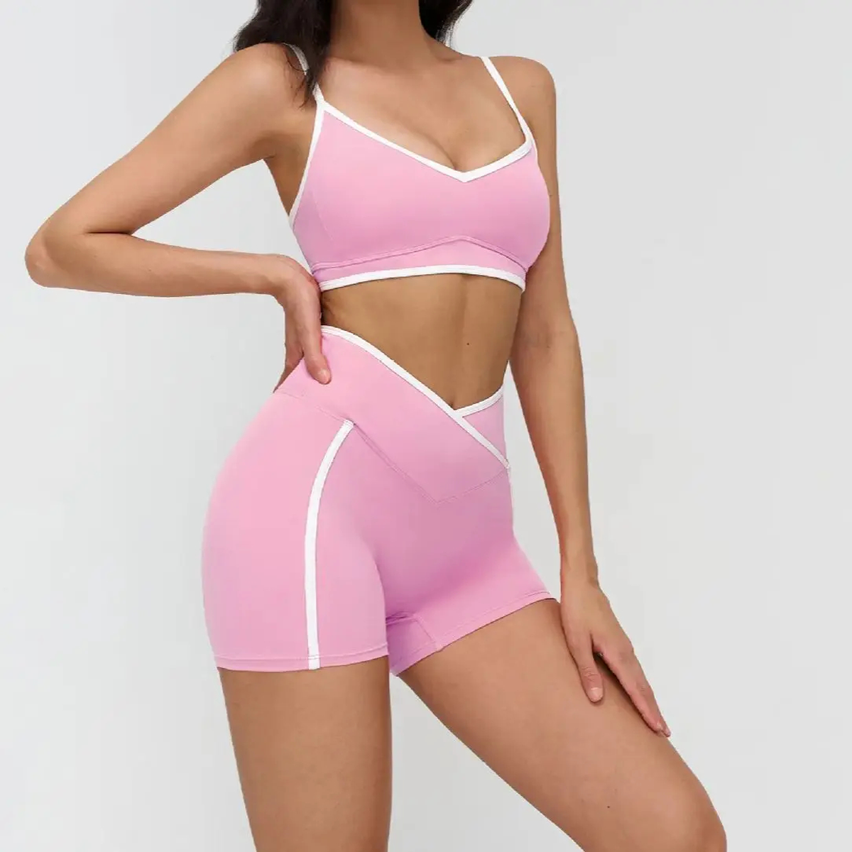 Color-Block Yoga Set