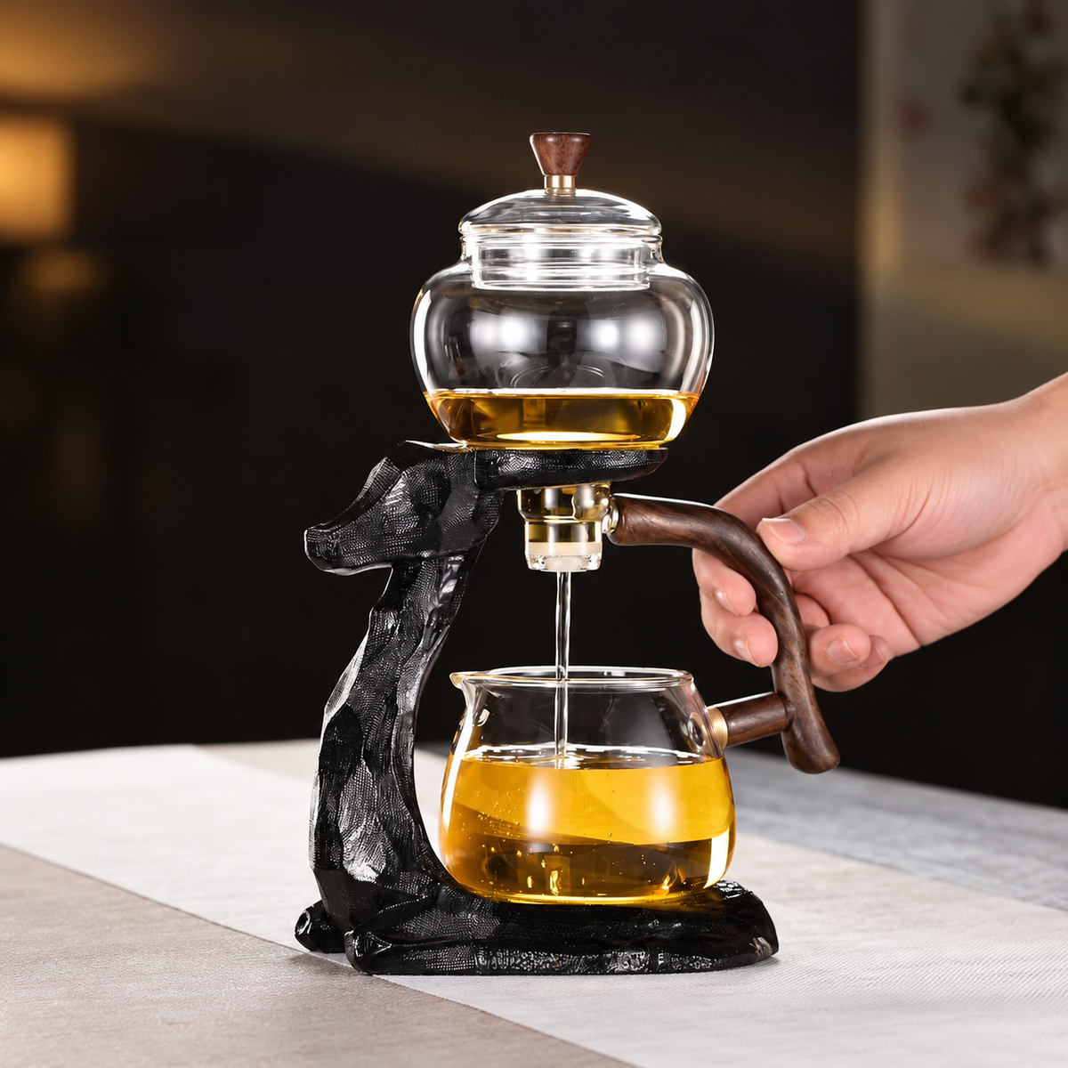 Magnetic Deer Glass Tea Brewer