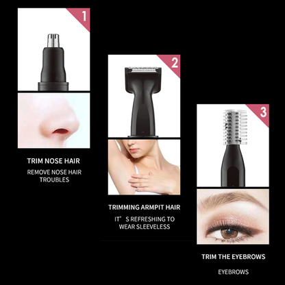 3 in 1 Rechargeable Nose and Eyebrow Trimmer