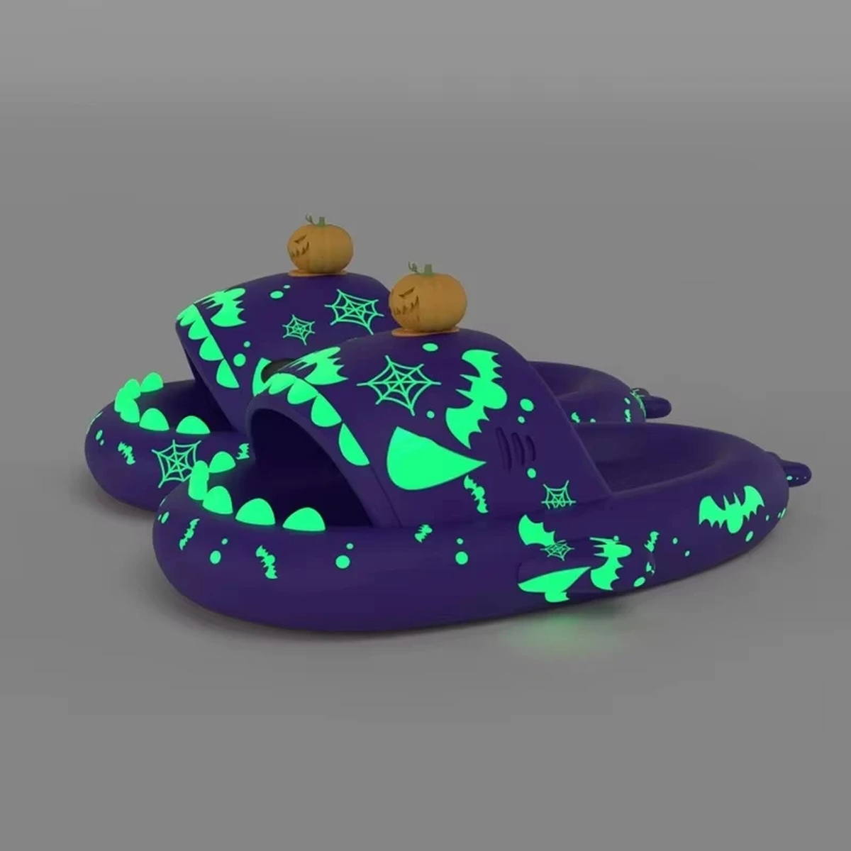 Glow-in-the-Dark Shark Slippers