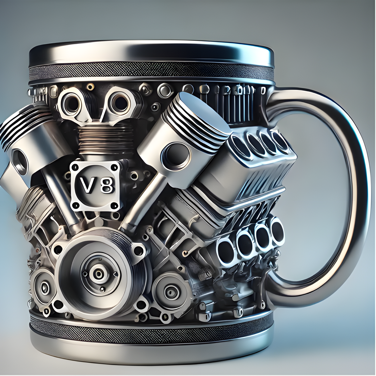 Engine-Shaped Coffee Mug