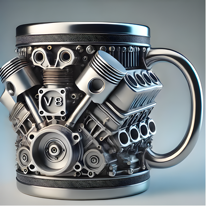 Engine-Shaped Coffee Mug
