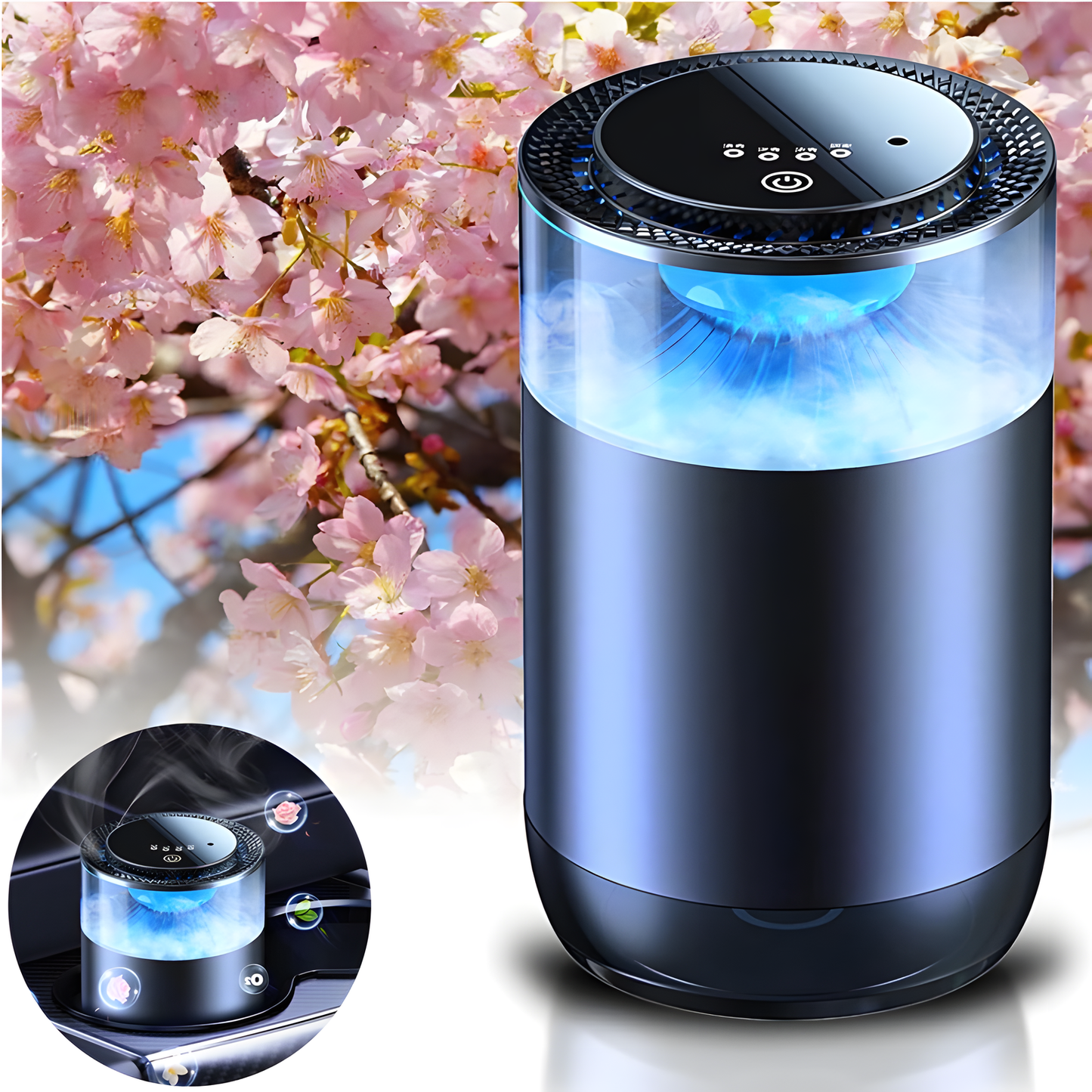 Car Aroma Diffuser with Ambient Light