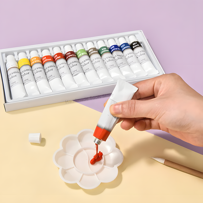 12-Color Ceramic Paint Set