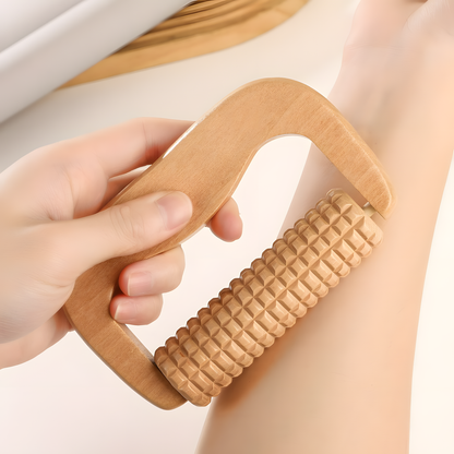 Wooden Roller Leg Massager