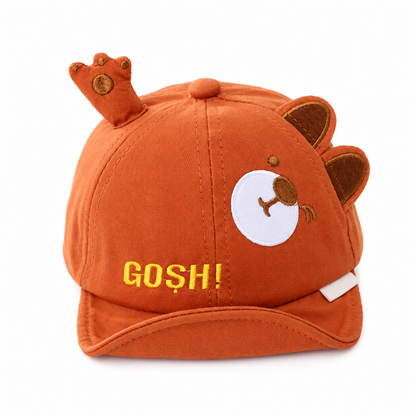 Crown Bear Baby Baseball Cap