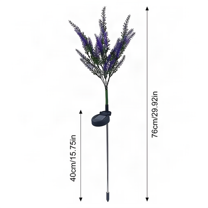 Solar Lavender Garden Light