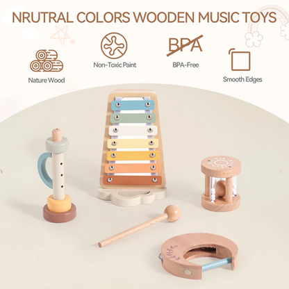 Wooden Baby Music Toy Set